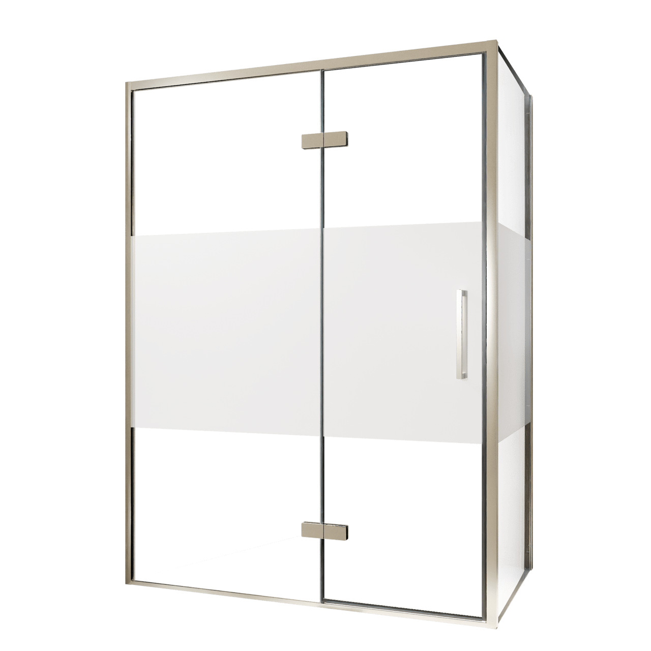 Balmani Senses Design Eckdusche mit Drehtür