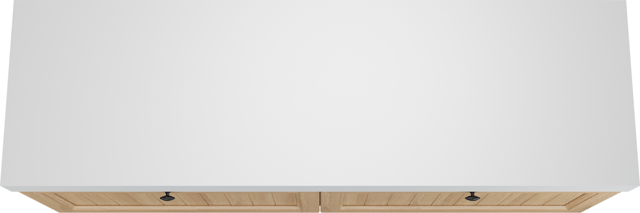 Balmani Lemon zwevend badkamermeubel 180 x 55 cm, fineer natuur eik met Dominus enkel of dubbel tablet in mat wit