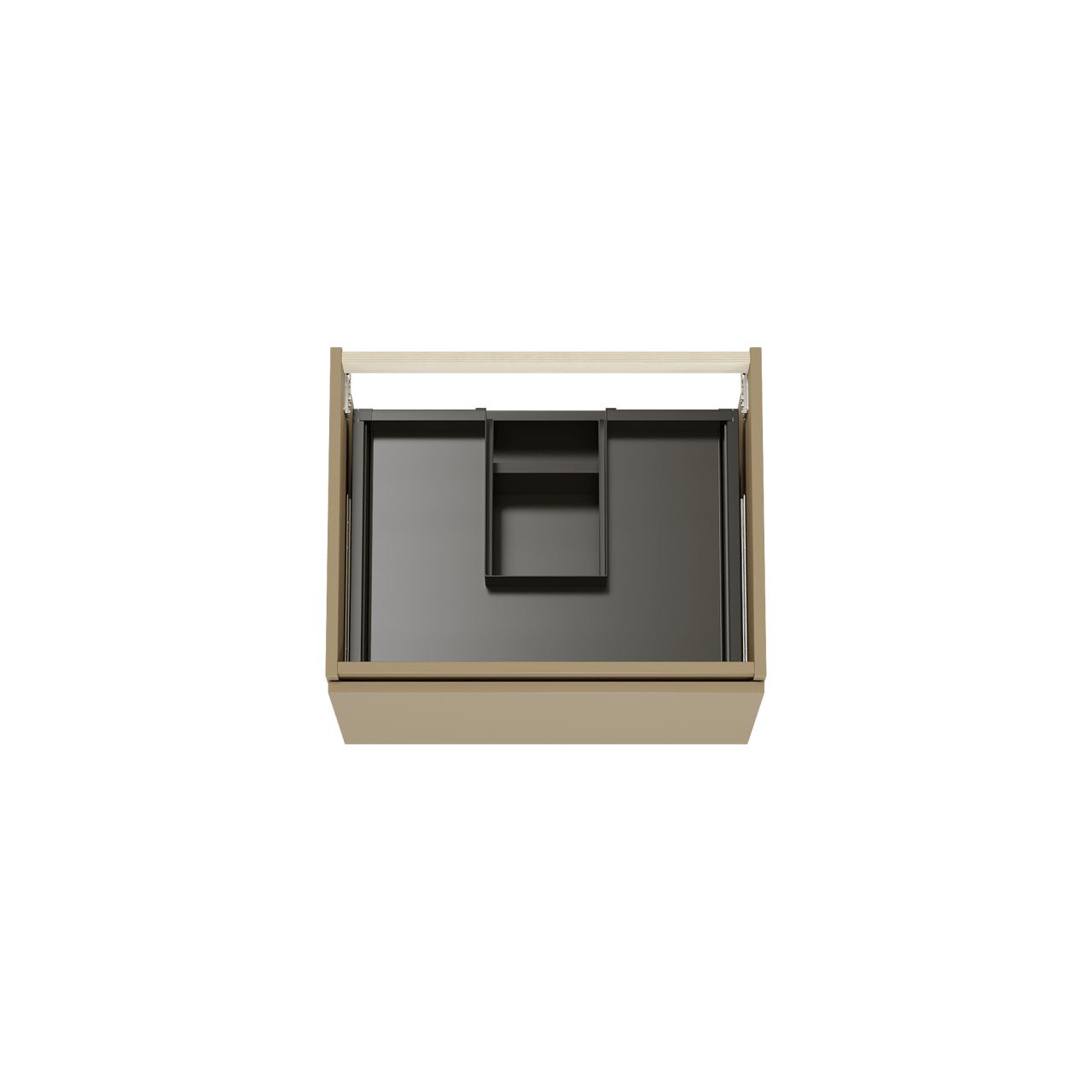 Balmani Sfera meuble sous-vasque suspendu 67,5 x 55 cm Dune 2 tiroirs