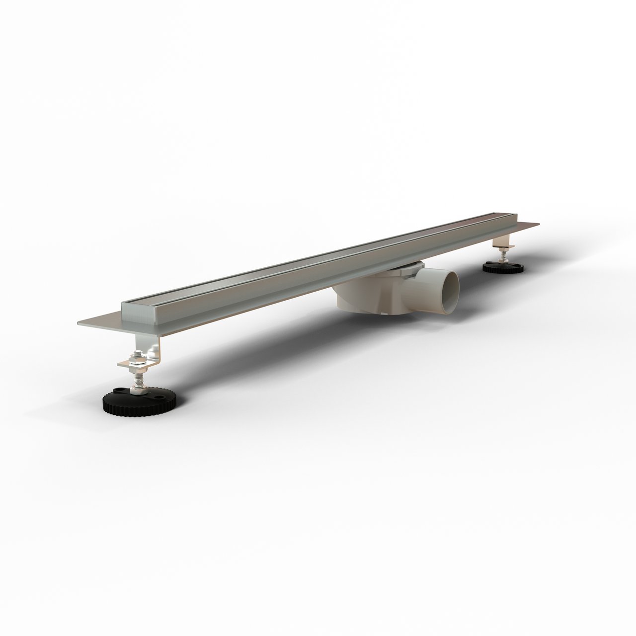 Linie douchegoot 70 cm geborstelde inox