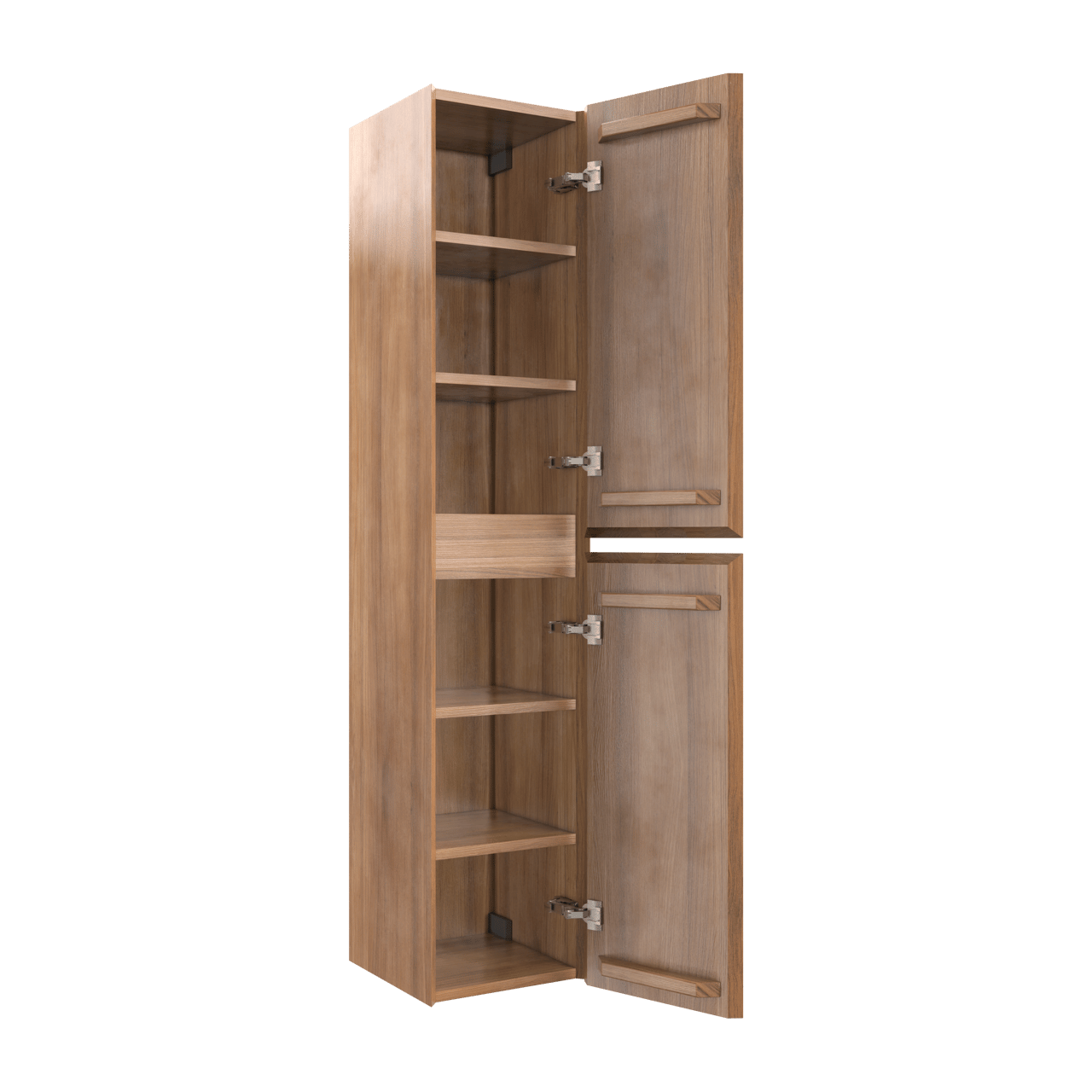 Balmani Mitra zwevende badkamerkast teakhout 35 x 35 x 169 cm