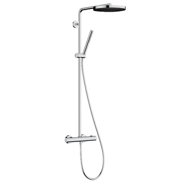 Hansgrohe Pulsify S260 Puro thermostatische kraan regendoucheset glanzend chroom