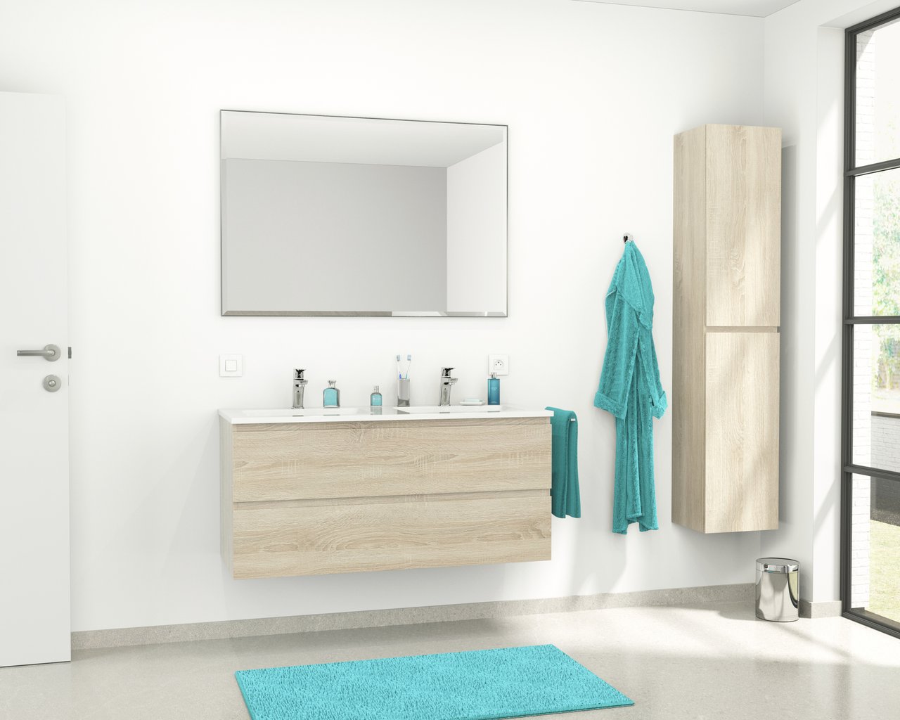 Linie Riflessi miroir rectangulaire 118 x 80 cm