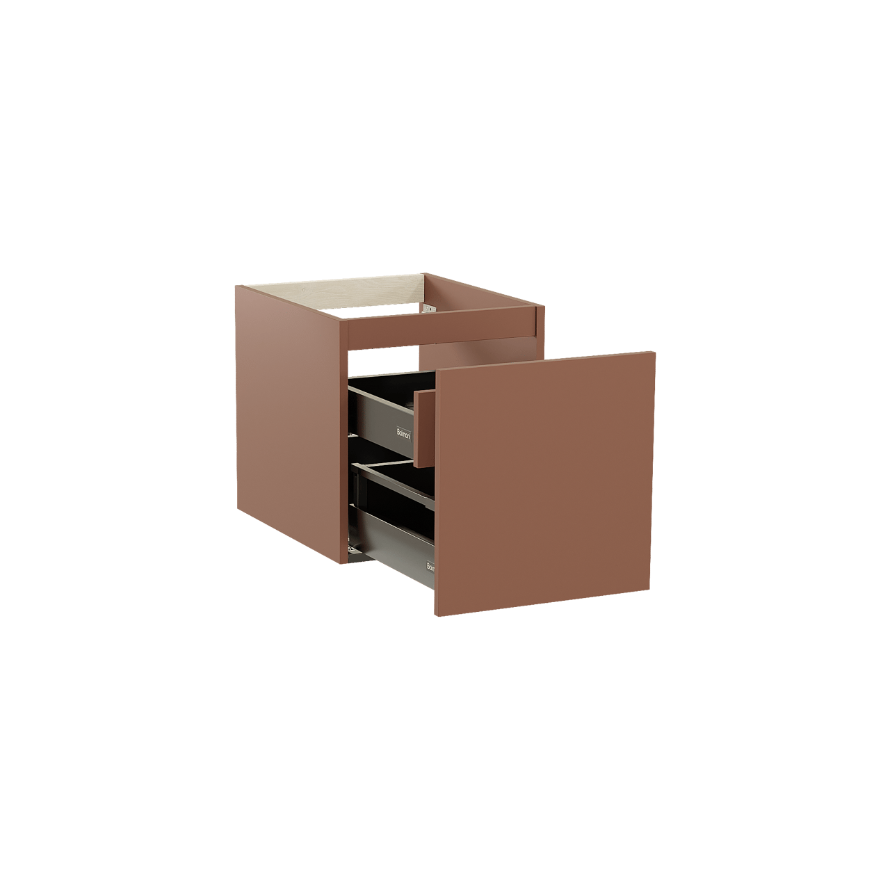 Balmani Sfera meuble sous-vasque suspendu 45 x 55 cm Cotto 2 tiroirs