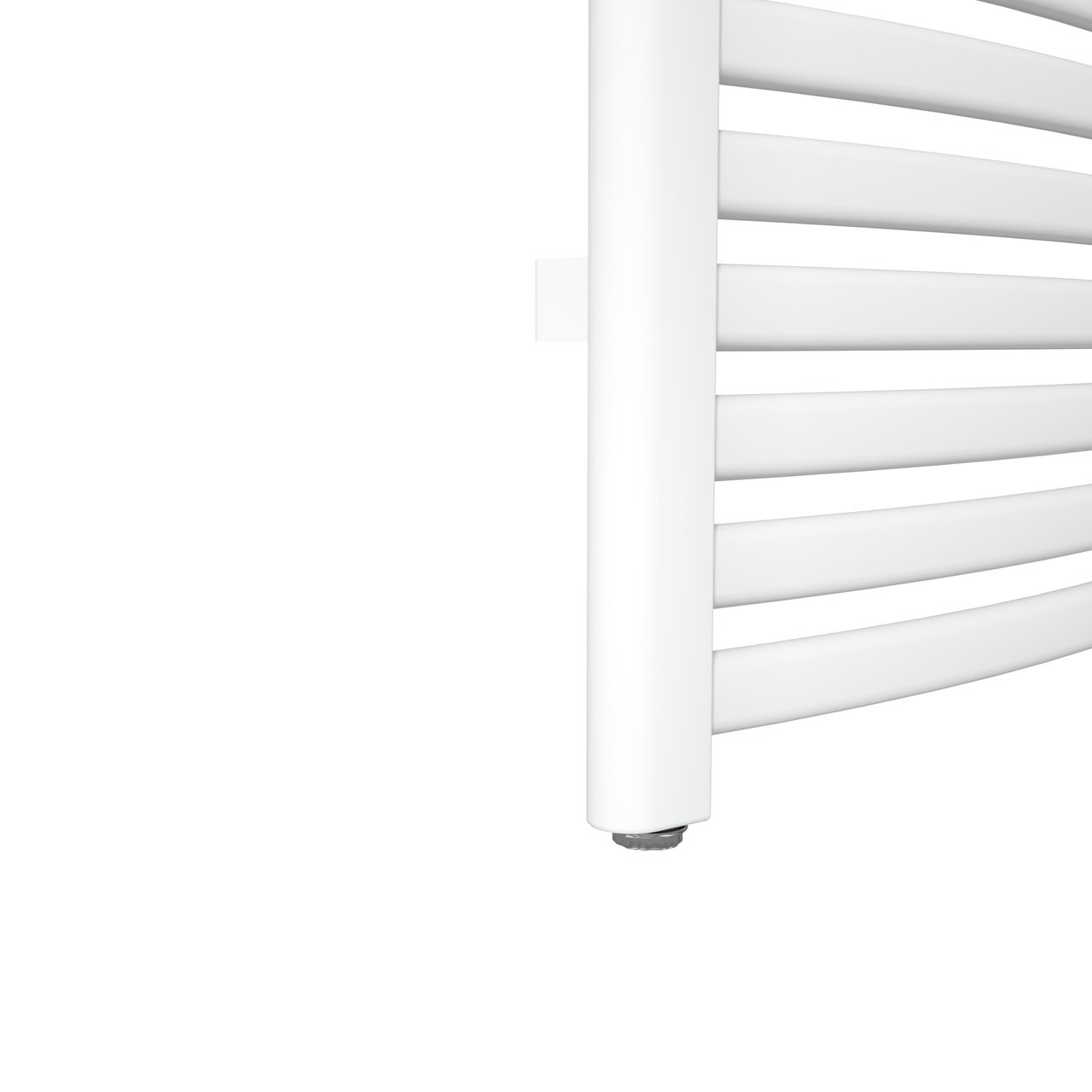 Vipera Kanza Rx enkele handdoekradiator 60 x 180 cm centrale verwarming mat wit zijaansluiting 926W