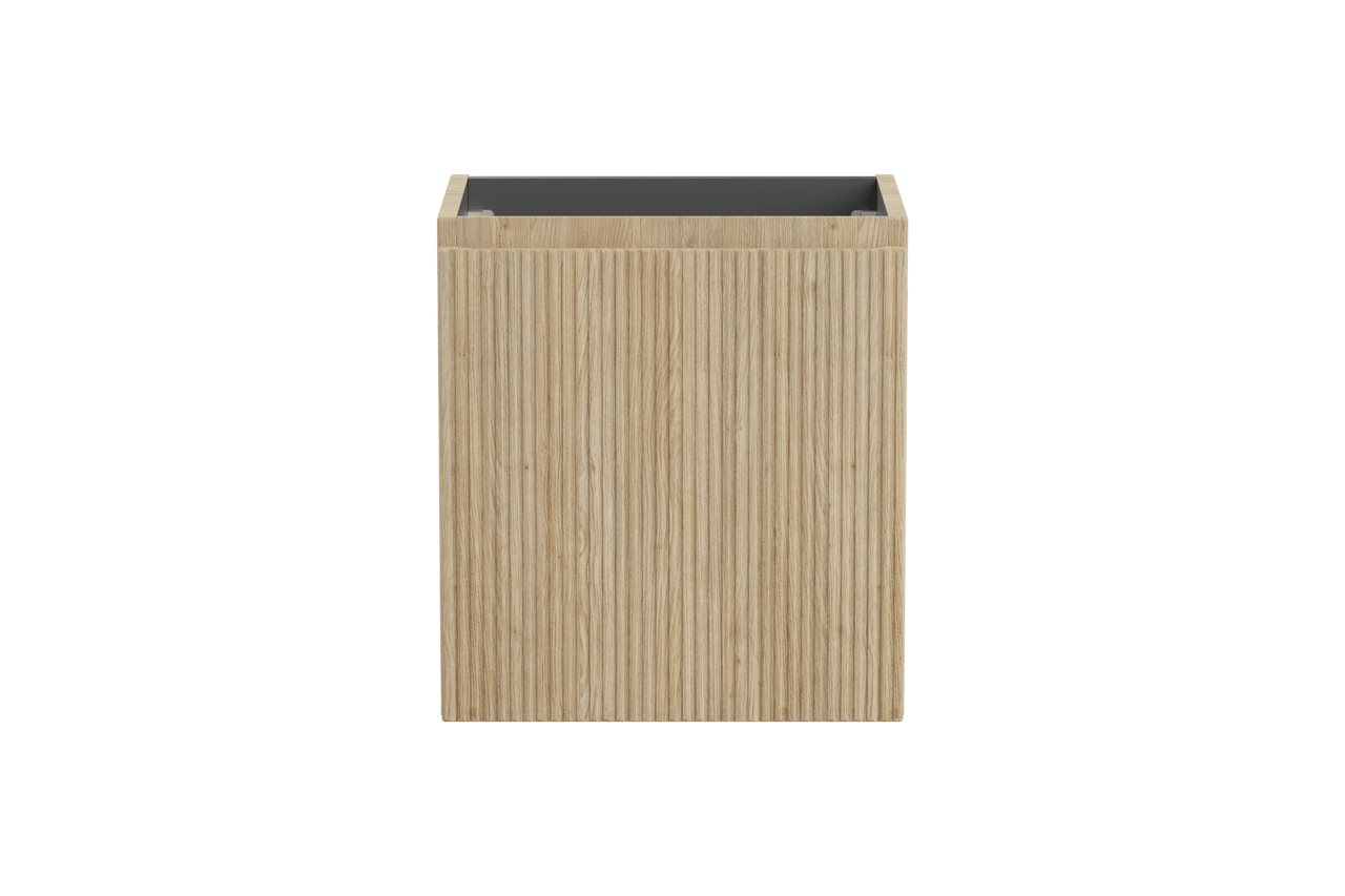 Storke Ribs meuble sous-lavabo suspendu 45 x 35 cm chêne brut