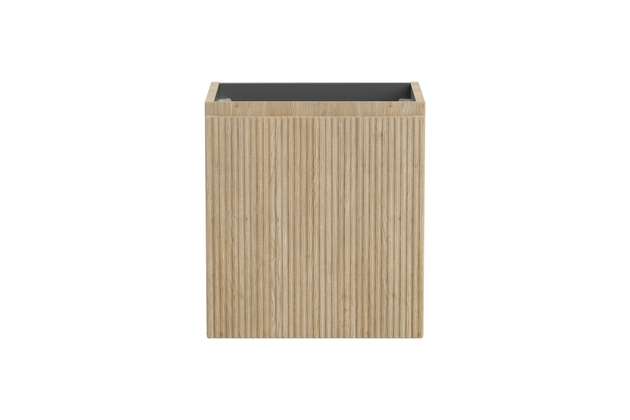 Storke Ribs zwevend wastafelonderkast 45 x 35 cm ruwe eik