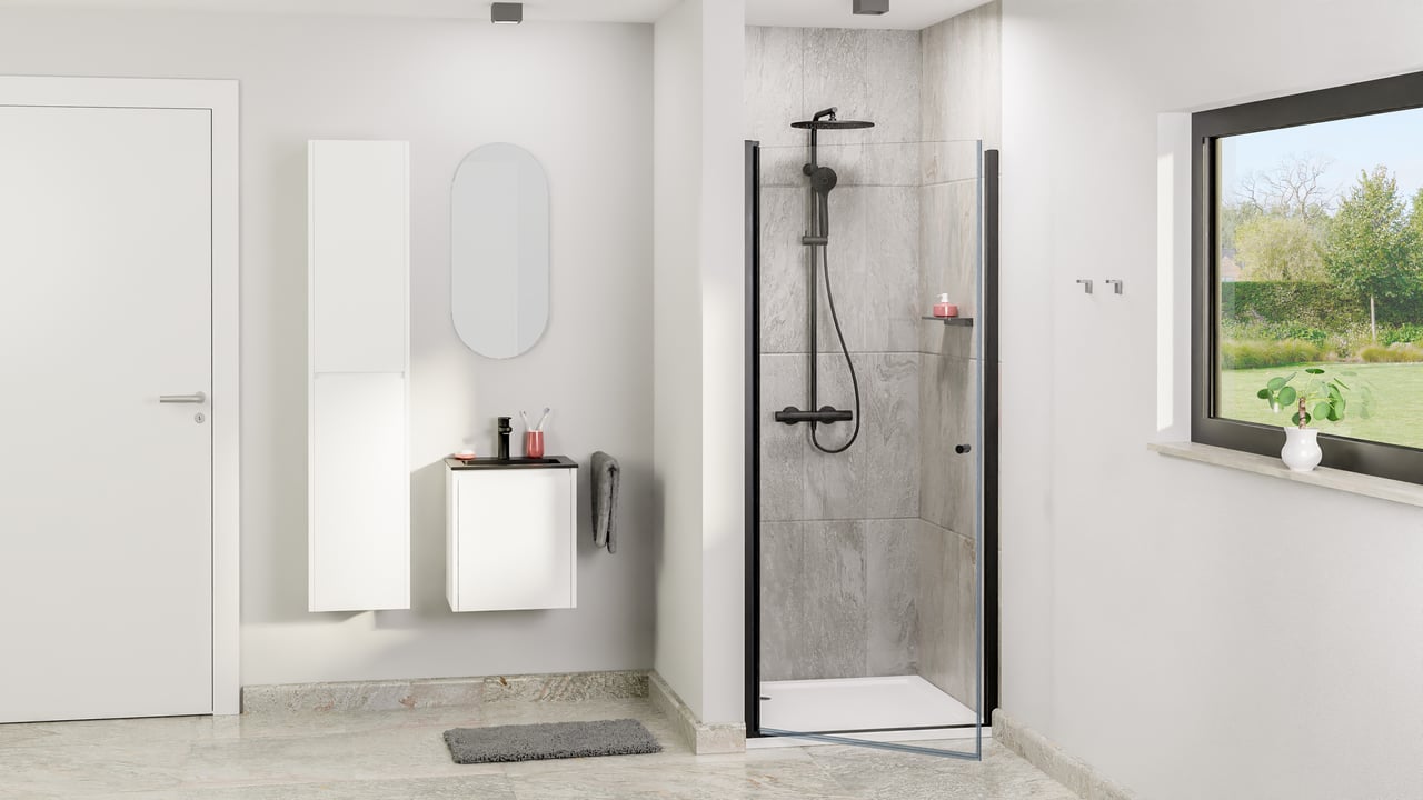 Storke Seda meuble sous-lavabo suspendu 45 x 35 cm blanc mat porte