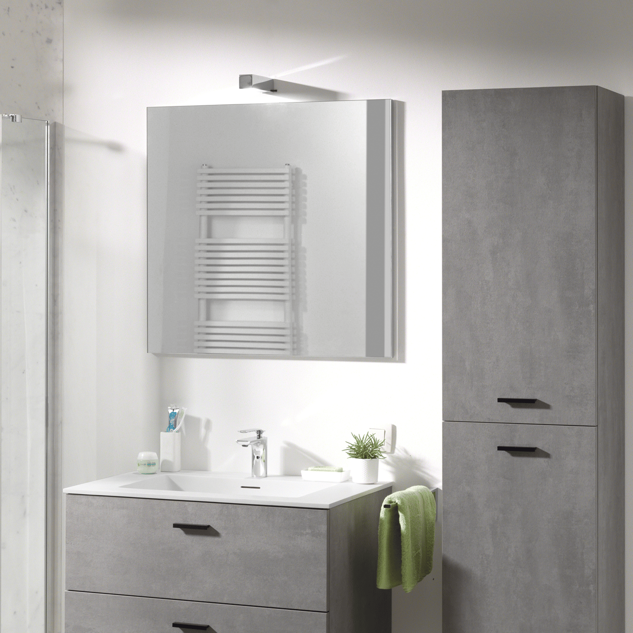 Storke Mamba rechteckiger Badezimmerspiegel 75 x 72 cm