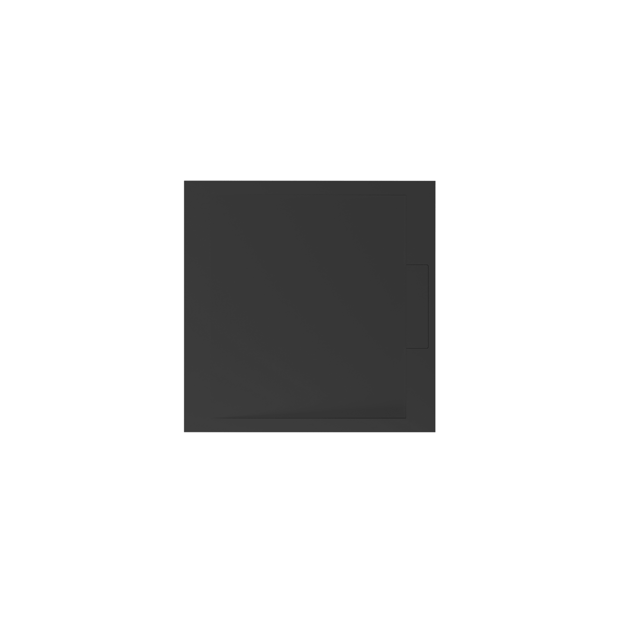 Balmani Andes douchebak 90 x 90 cm top solid Mat Zwart