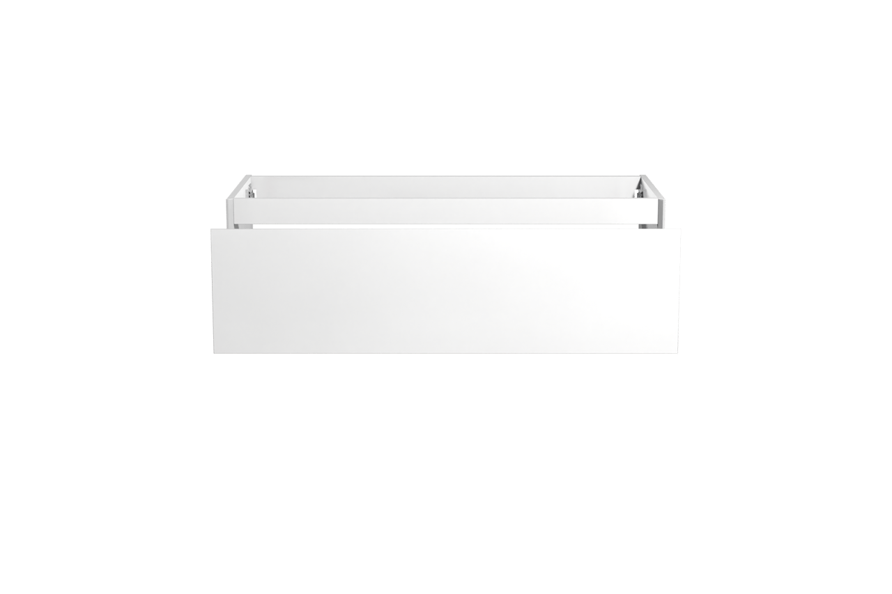 Storke Edge zwevende wastafelonderkast 120 x 52 cm glanzend wit 1 lade