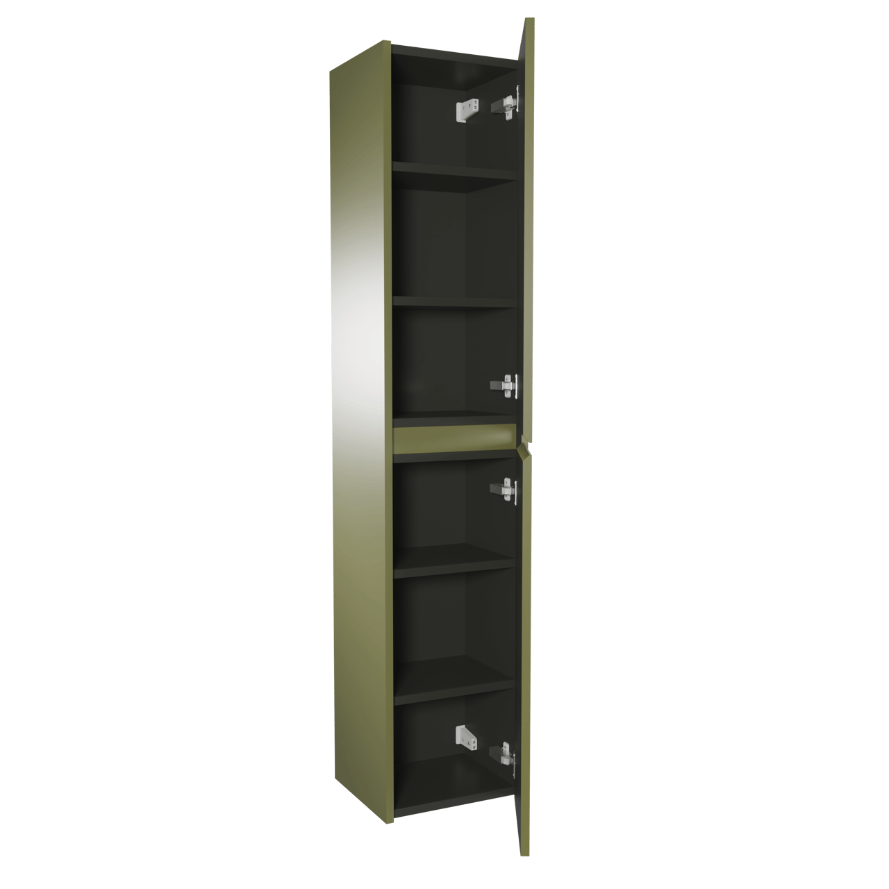 Storke Seda Badhochschrank: Hängend, Olivgrün, 40 x 35 x 170 cm