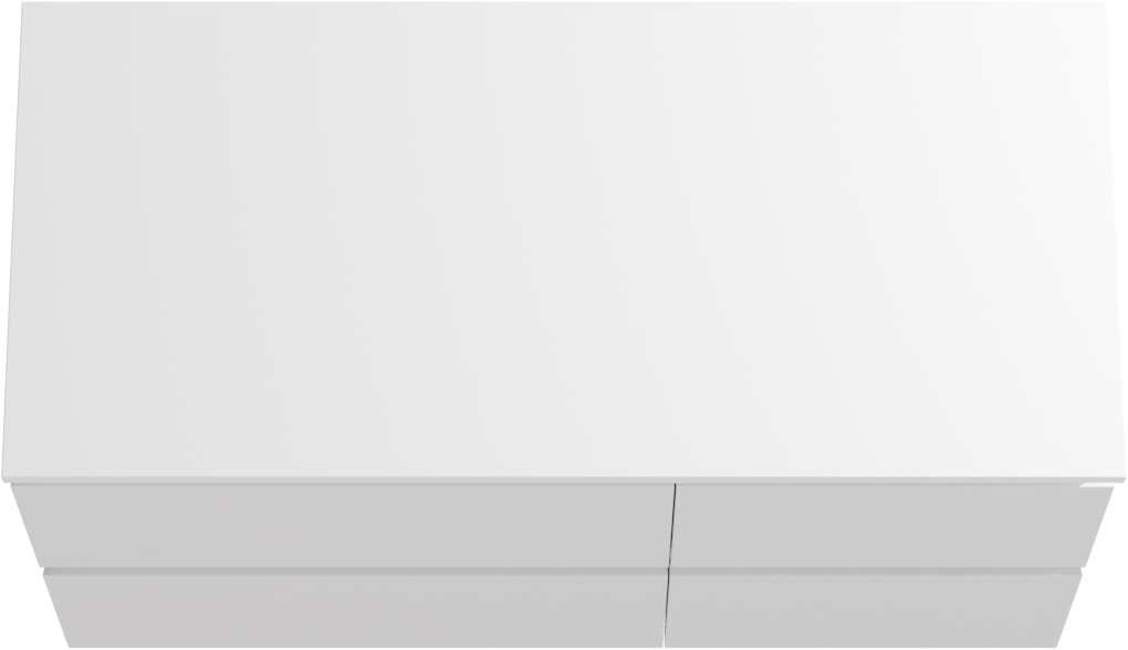 Linie Lado meuble salle de bains suspendu 100 x 46 cm blanc brillant avec Lado tablette simple ou double en marbre composite blanc mat