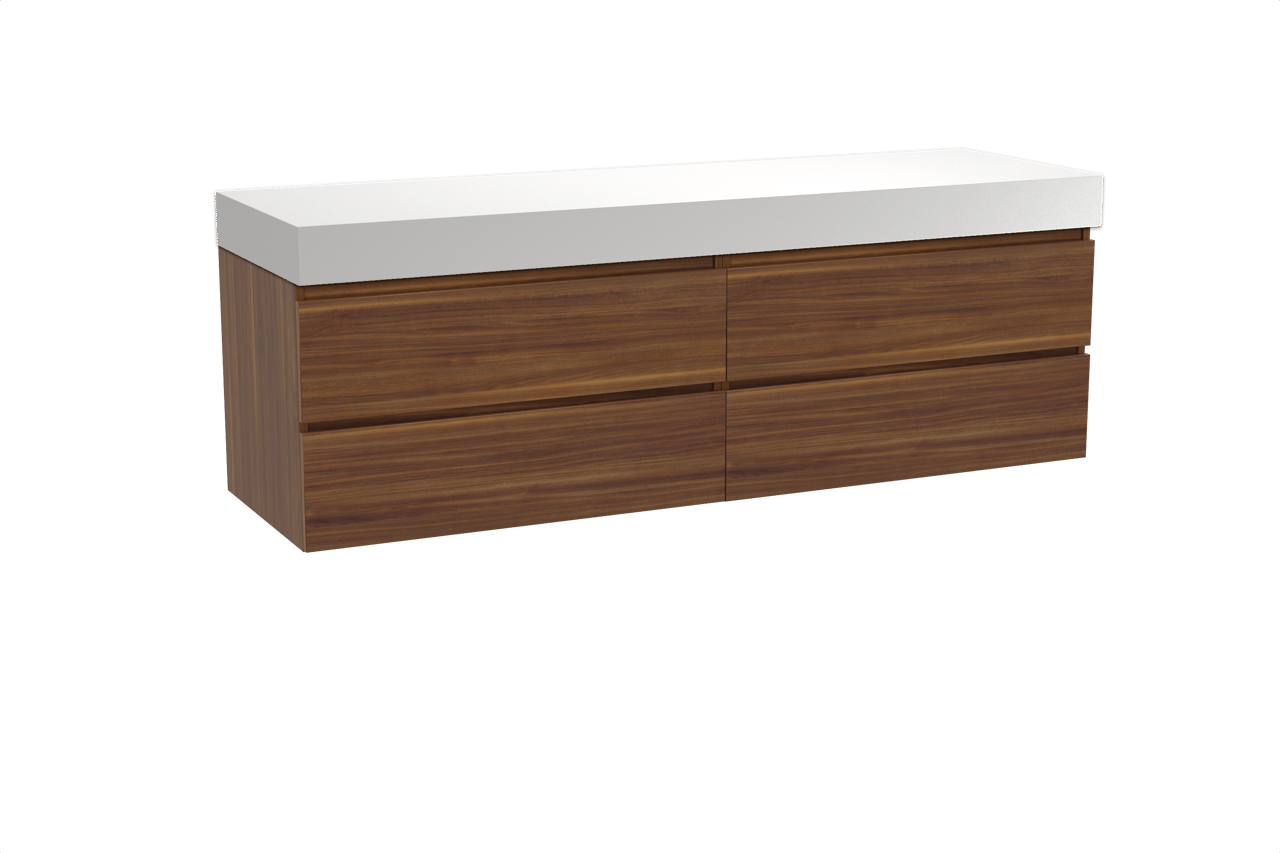 Balmani Lucida badkamermeubel met Dominus Tablet voor waskom(men)