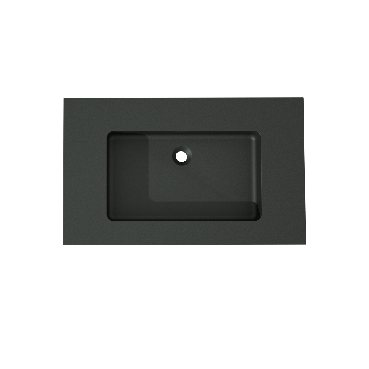 Storke Scuro vasque simple quartz mat 85 x 52 cm