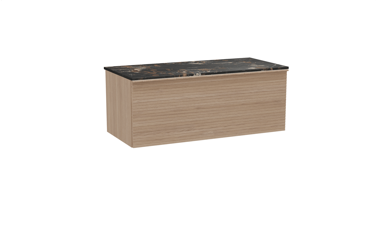 Balmani Forma Badmöbel Set mit Stretto Waschtischplatte für Aufsatzwaschbecken