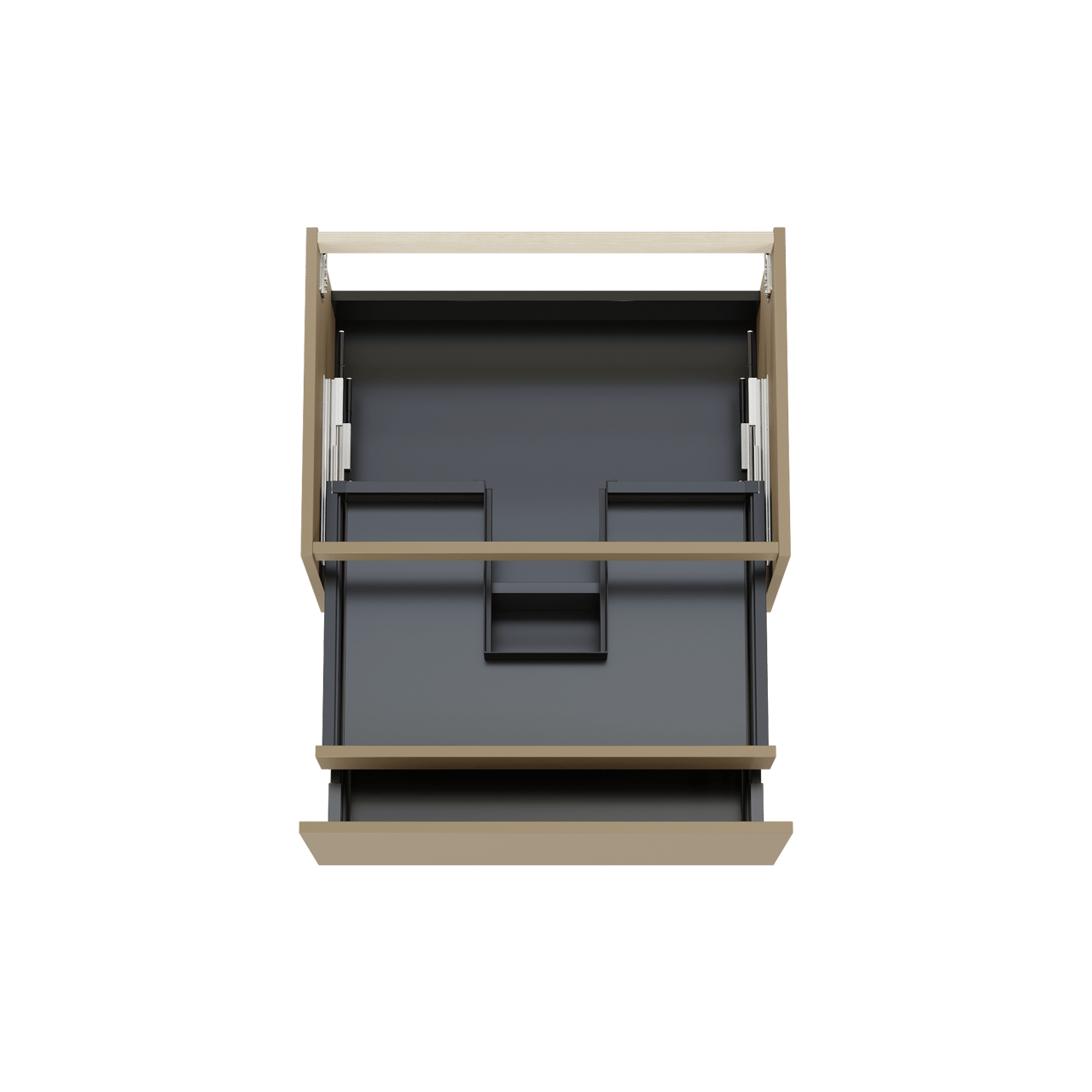 Balmani Sfera zwevende wastafelonderkast 75 x 55 cm Dune 2 lades