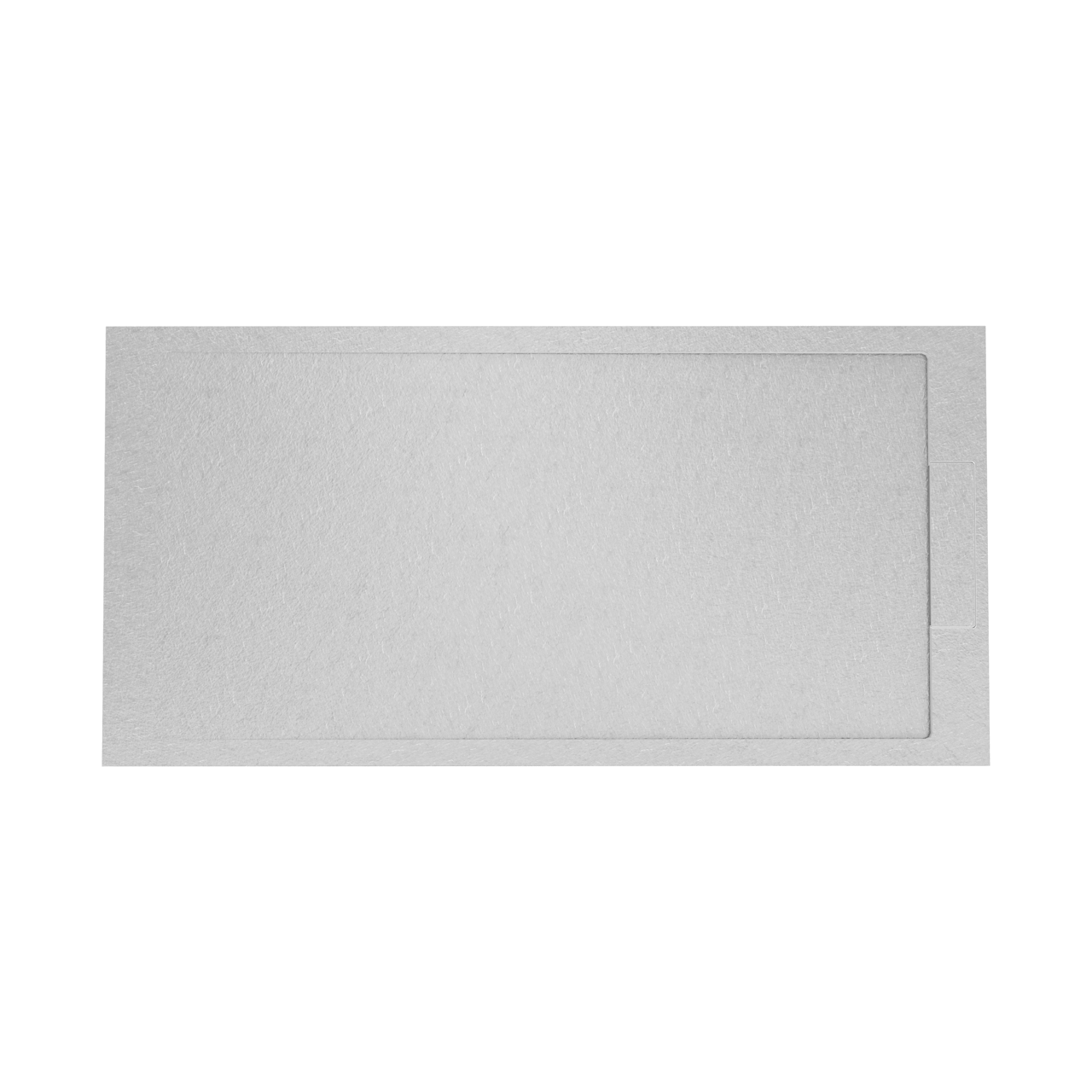 Balmani Indus receveur de douche 160 x 80 cm marbre composite gris clair texture ardoise