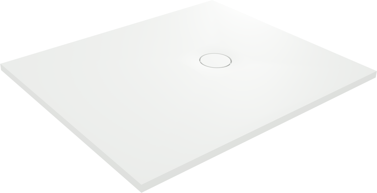 Balmani Lago receveur de douche 120 x 100 cm Solid Surface blanc mat