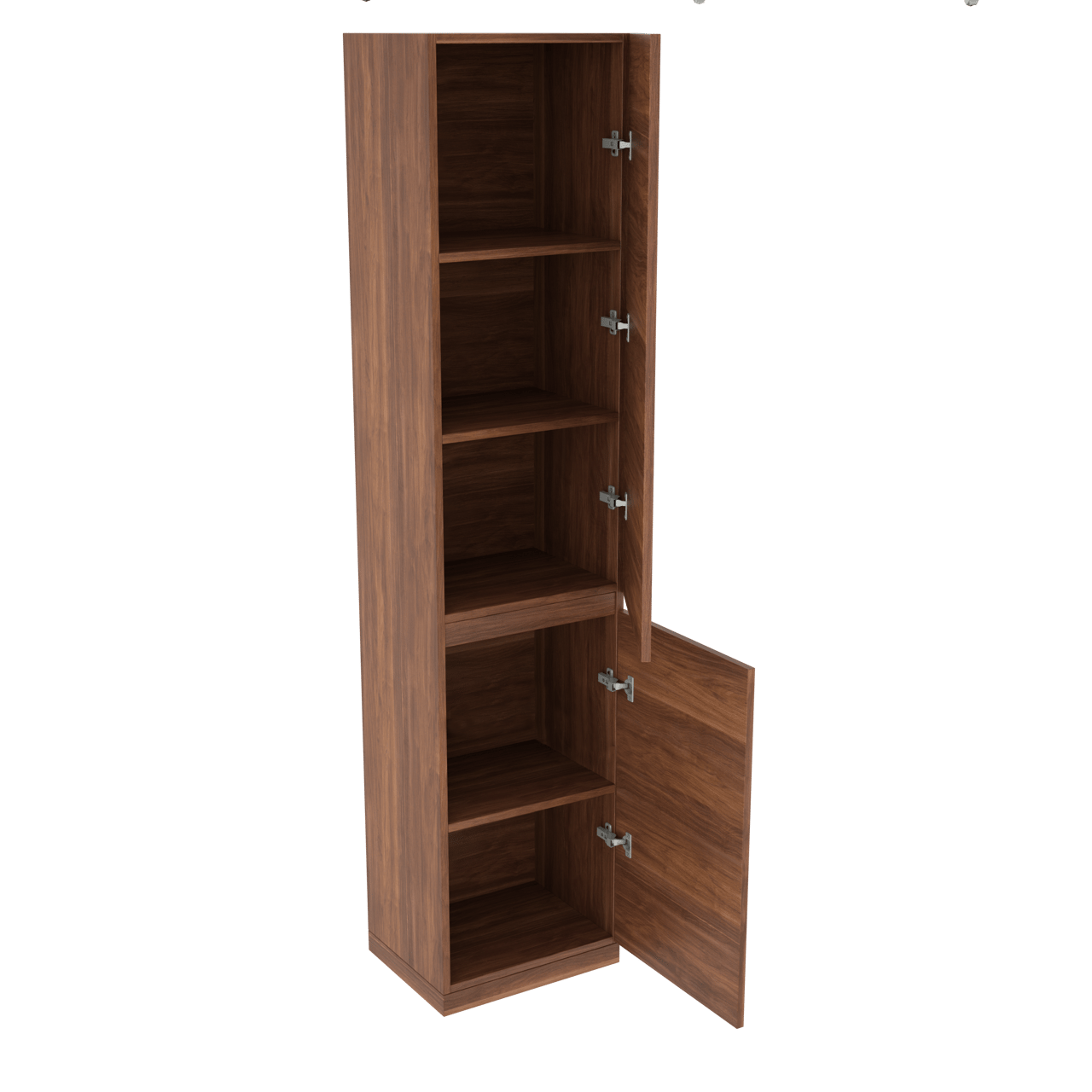 Balmani Lucida staande badkamerkast rechts notenhout 45 x 35 x 195 cm