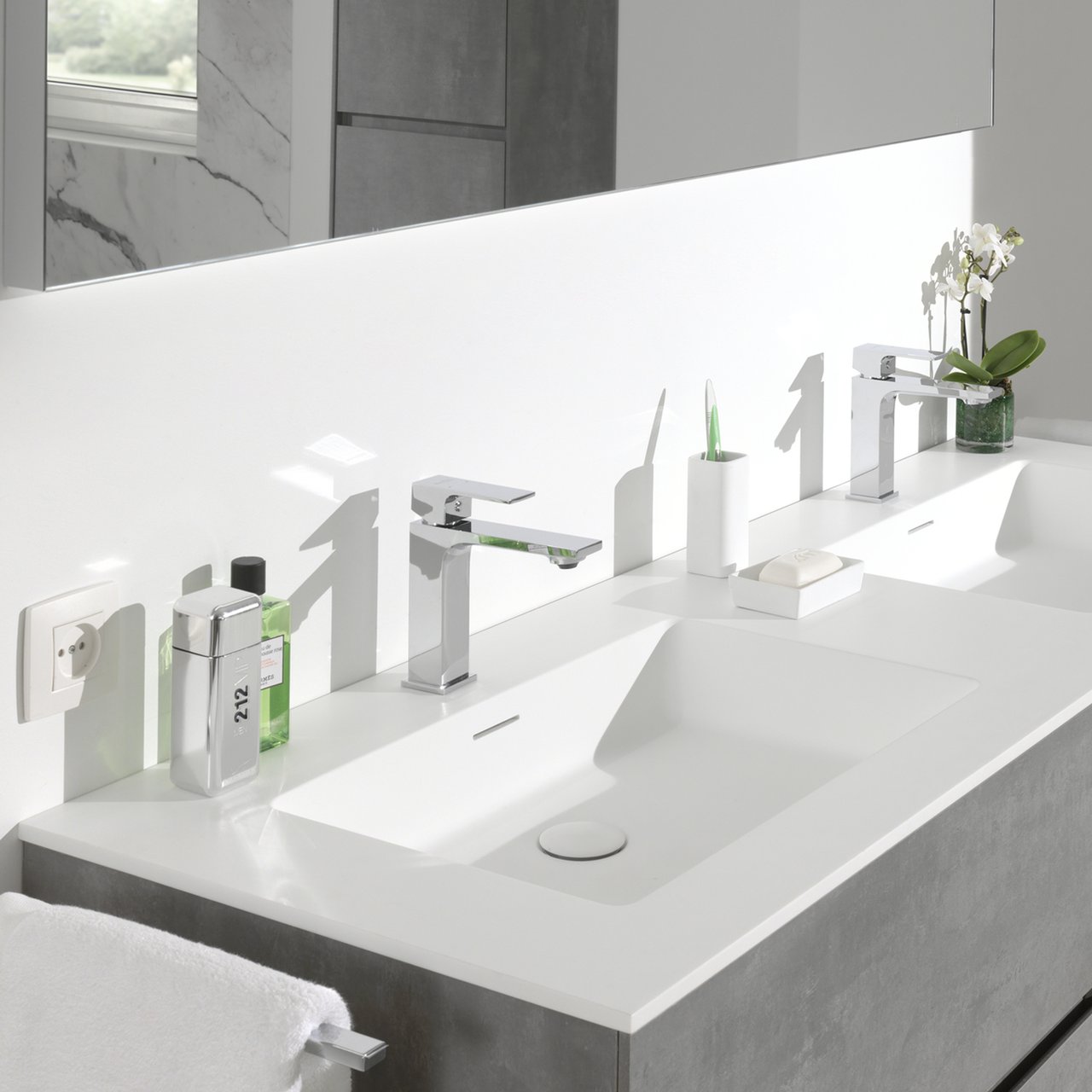 Blaufoss Cape robinet de lavabo chrome brillant