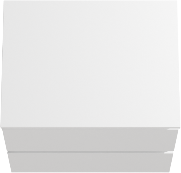 Linie Lado meuble salle de bains suspendu 60 x 46 cm blanc brillant avec Lado tablette simple en marbre composite blanc mat