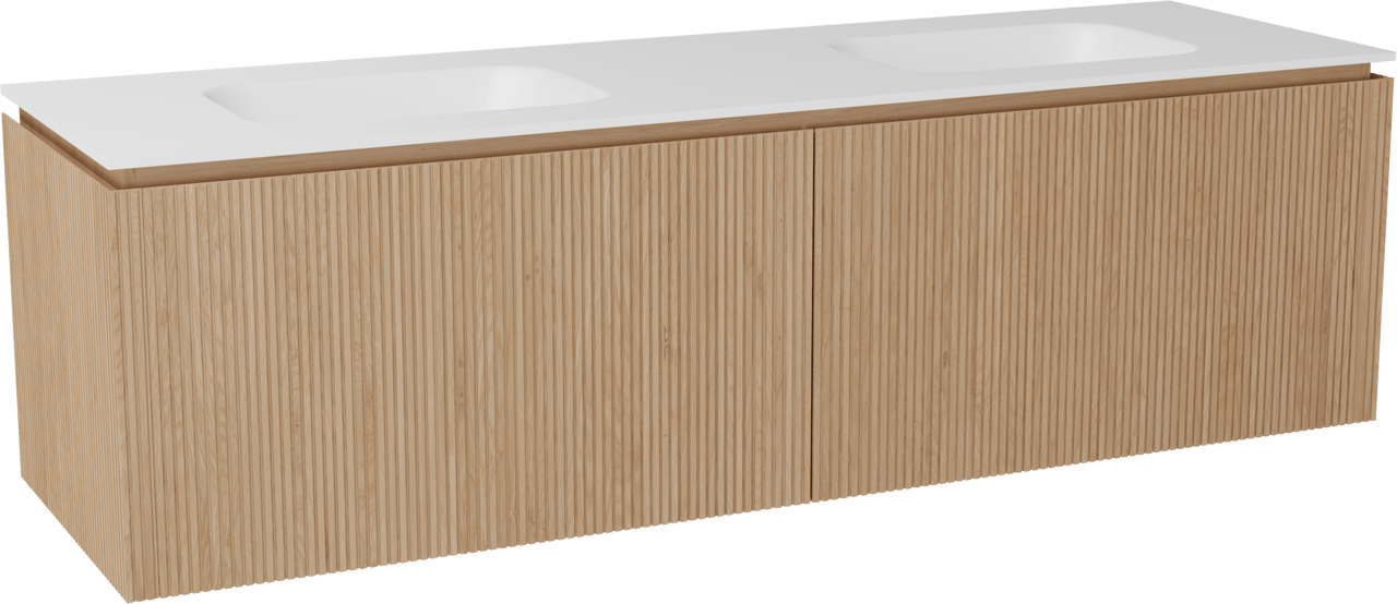 Balmani Eclips badkamermeubel met Tablo Arcato wastafel, exclusief crepine