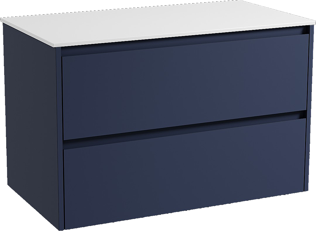 Storke Seda Badmöbel Set mit Tavola Waschtischplatte für Aufsatzwaschbecken