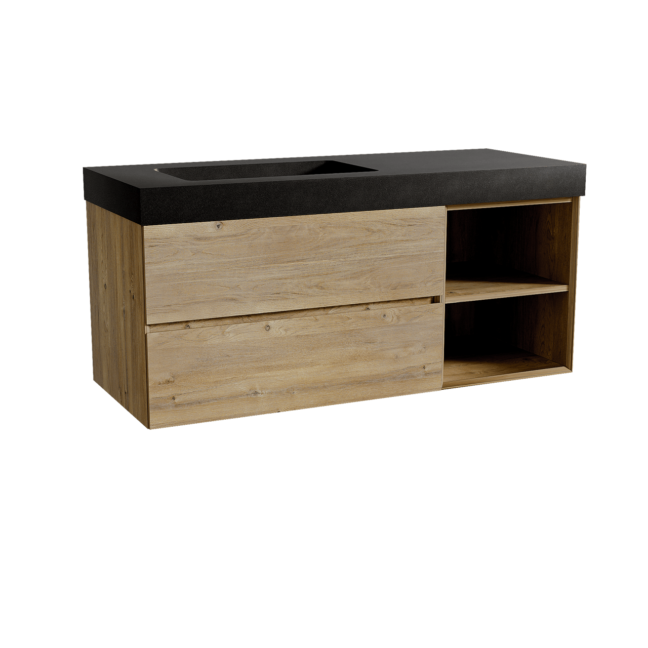 Storke Edge badkamermeubel met Scuro High Wastafel