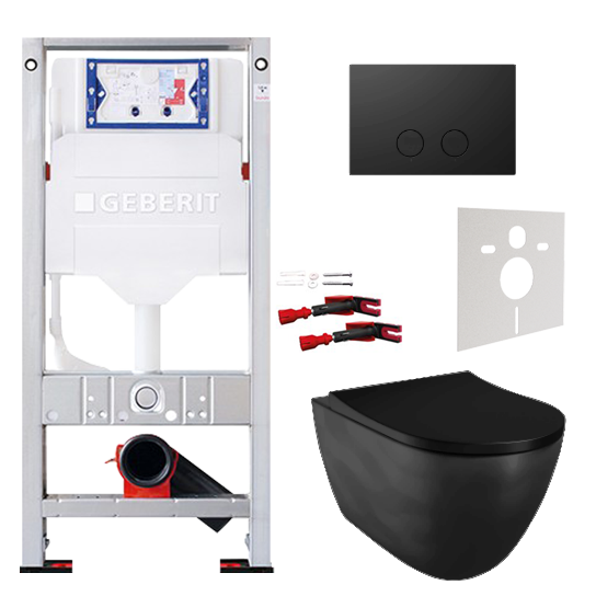 Pack WC promo Geberit UP320 avec WC suspendu Vinto