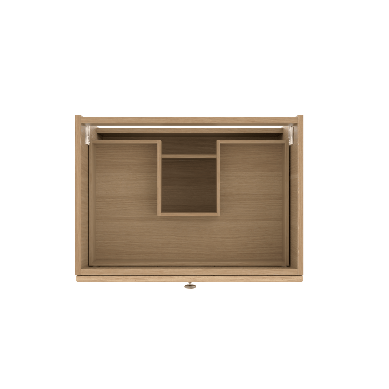 Balmani Lemon hängender Waschbeckenunterschrank: 75 x 55 cm, Eiche verwittert, 2 Schubladen