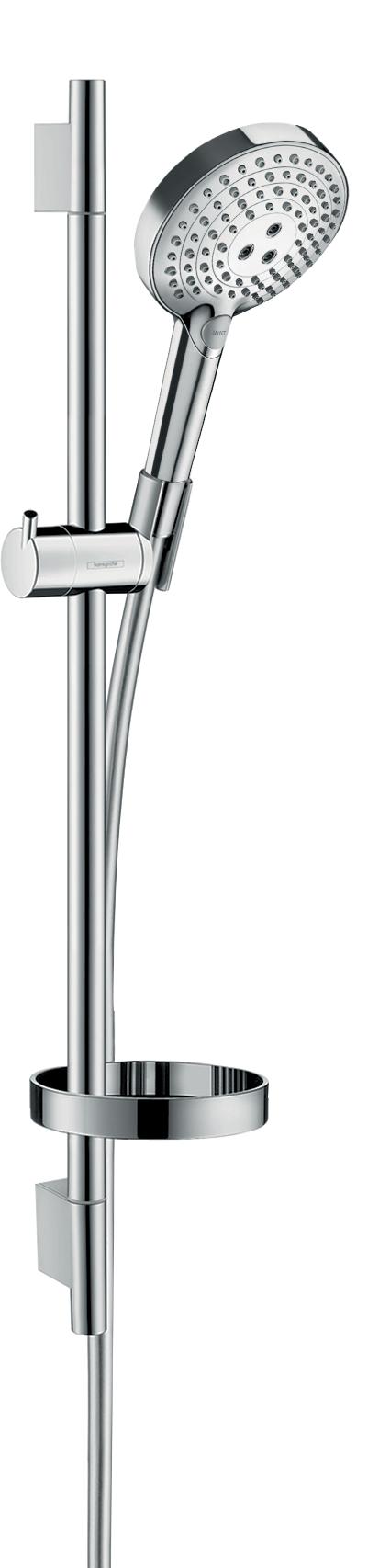 Hansgrohe Raindance Select S120 douchestang met douchekop 12cm 3 straalfuncties glanzend chroom