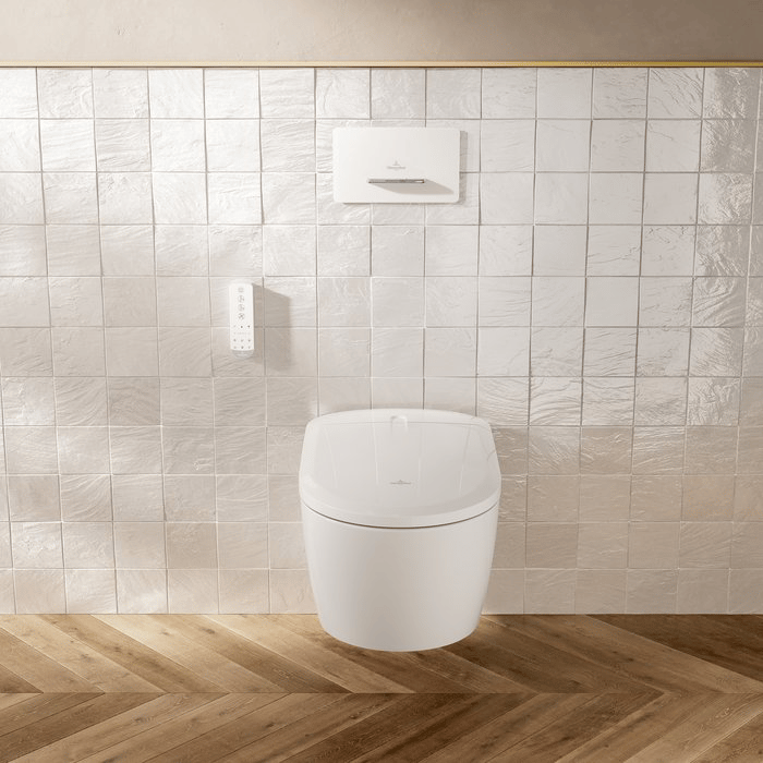 Villeroy & Boch Supreo Select douche toilet Glanzend Wit randloos