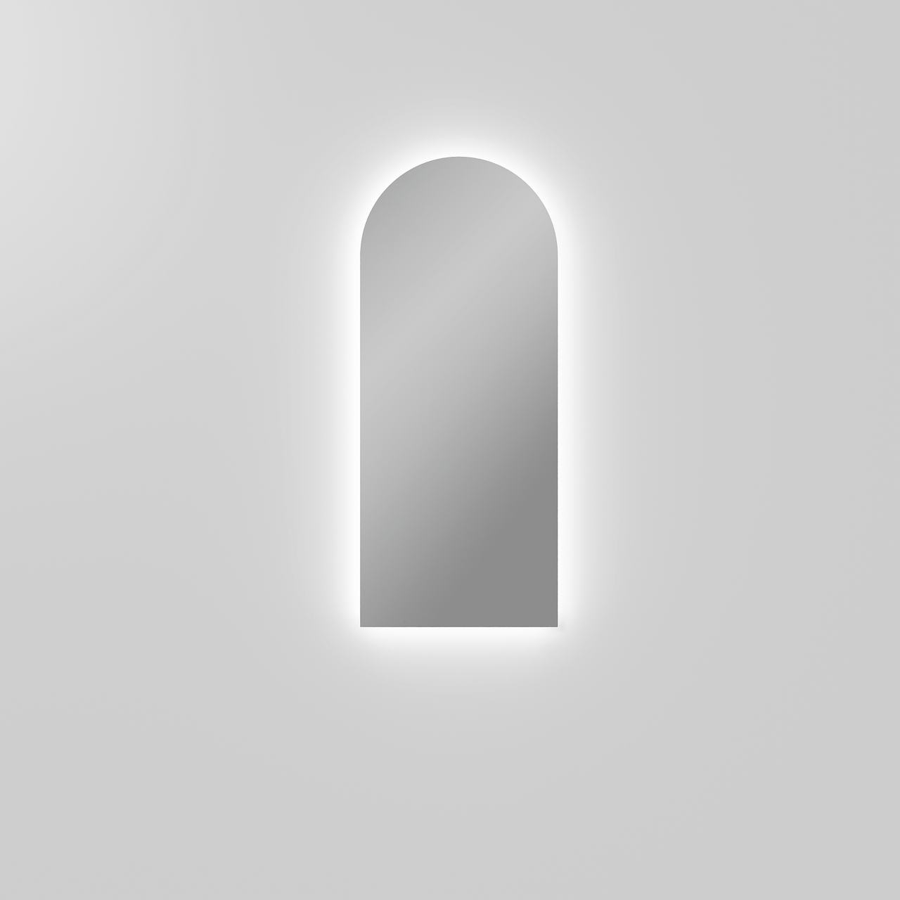 Balmani Giro Arco arc en plein cintre Miroir 42 x 100 cm avec miroir lumineux & anti-buée