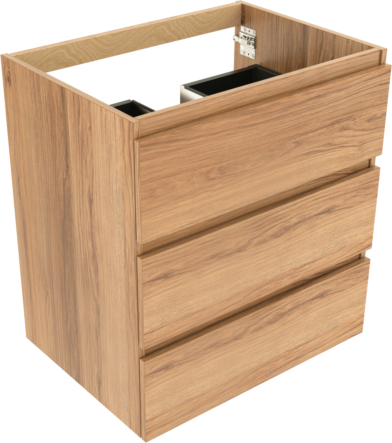 Balmani Lucida staande wastafelonderkast 75 x 55 cm teakhout 3 lades