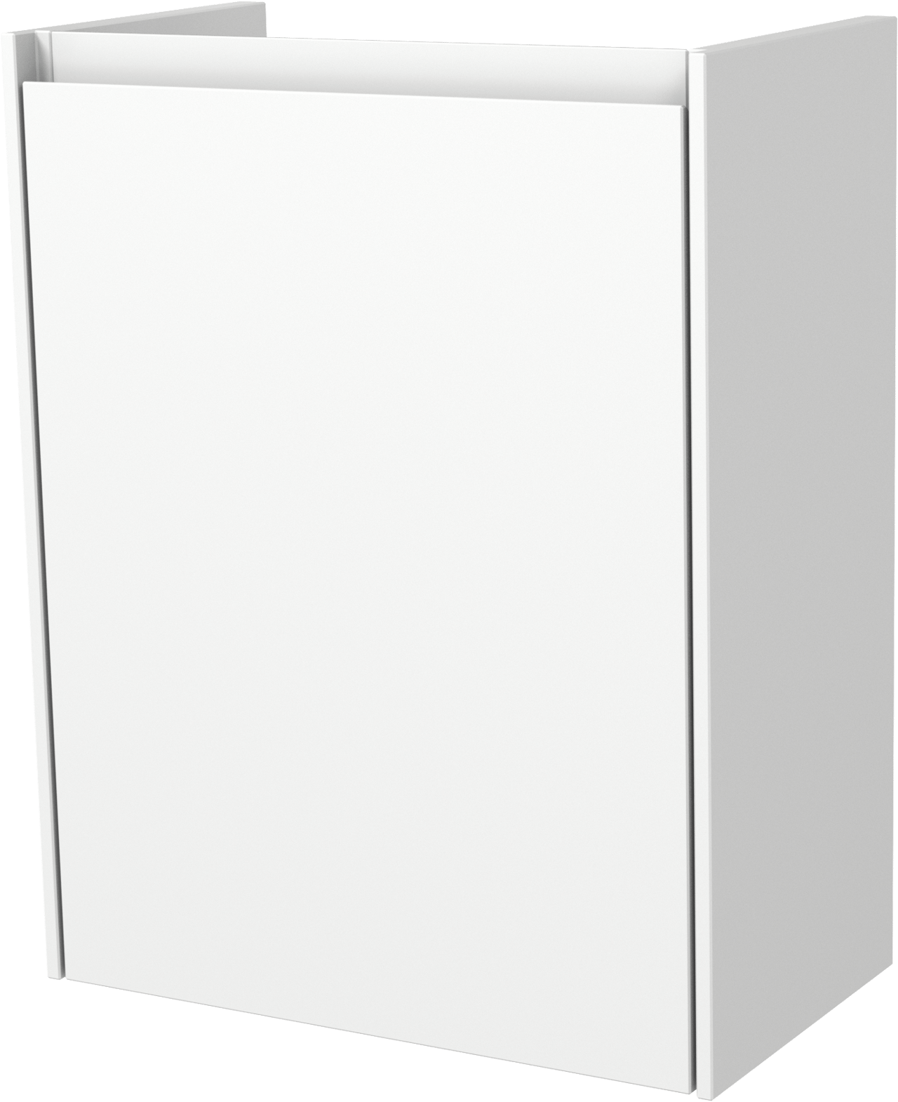 Storke Edge meuble wc suspendu 40 x 22 cm blanc mat avec Fina lavabo en quartz mat