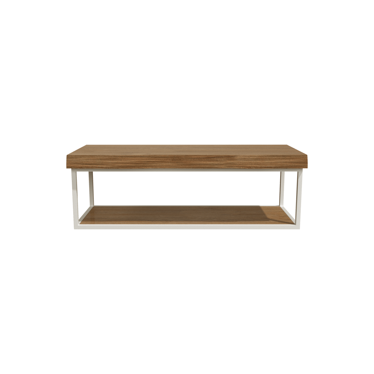 Balmani Life Edge Mini handenwasser 55 x 22,5 cm teak met witte frame