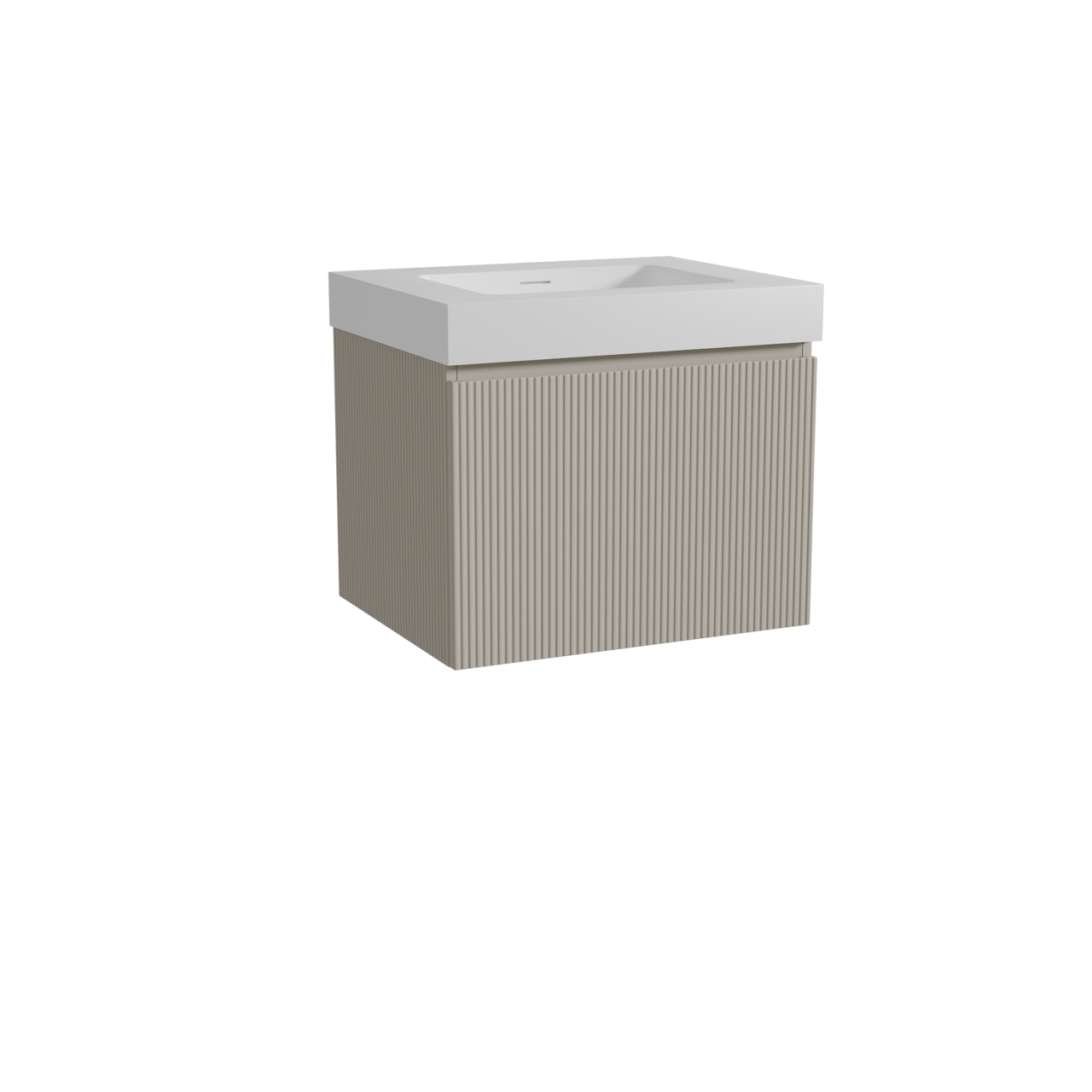 Storke Ribs Badmöbel Set mit Mata High Waschtisch