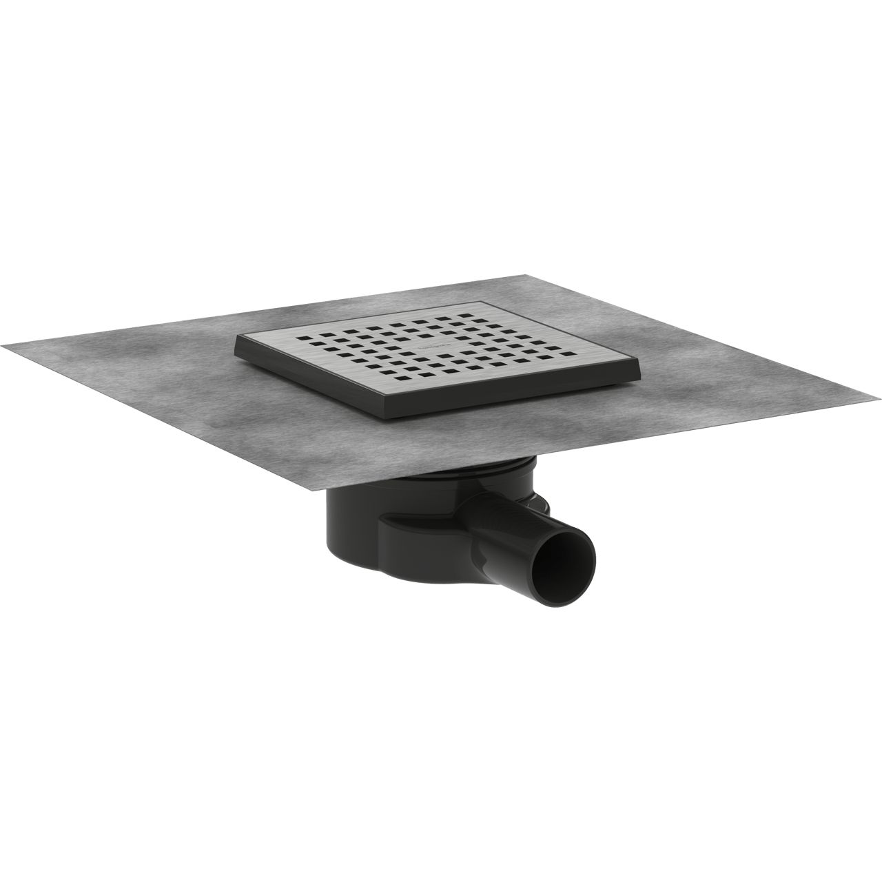 Hansgrohe RainDrain Point doucheput 15cm RSV Look