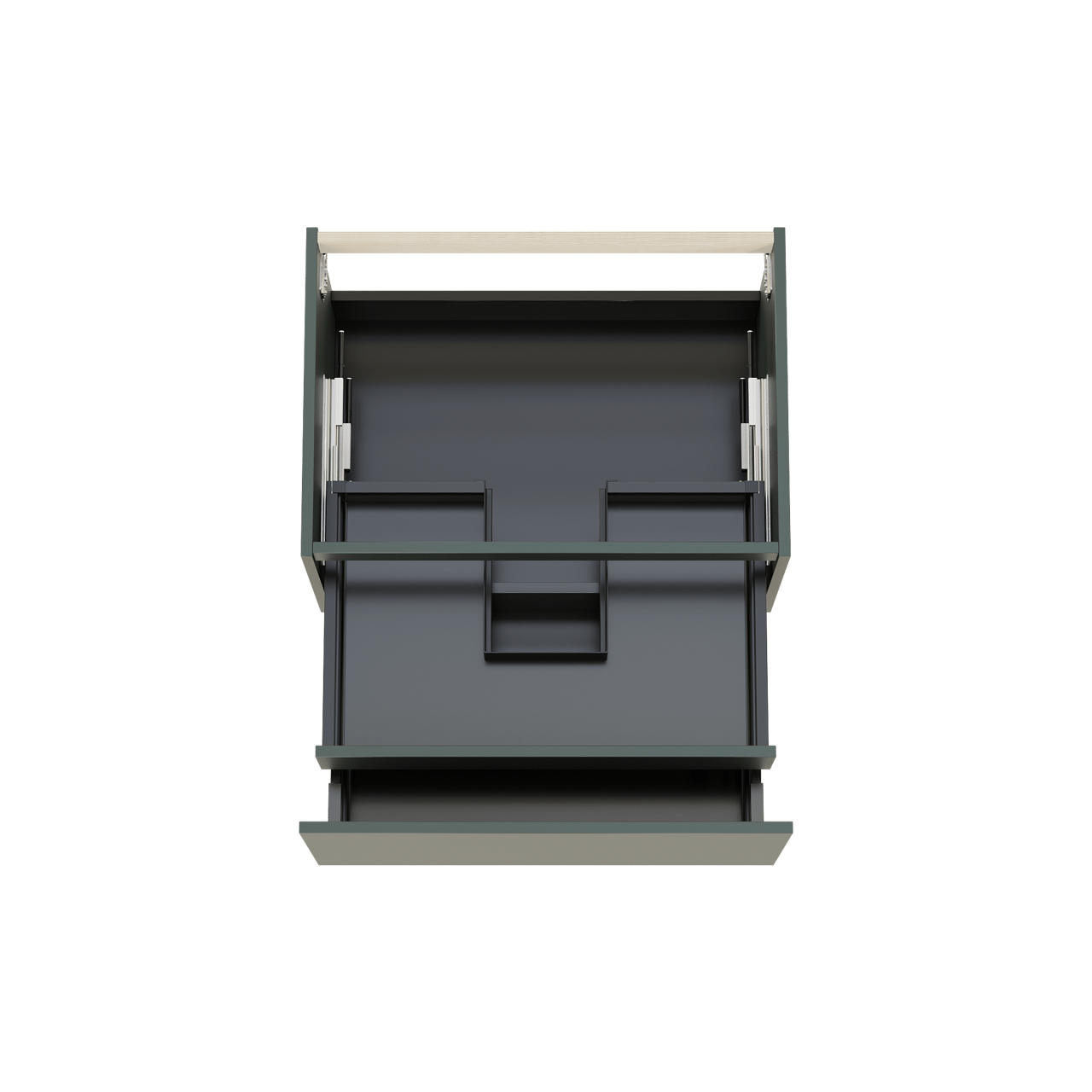 Balmani Sfera zwevende wastafelonderkast 75 x 55 cm Forest 2 lades