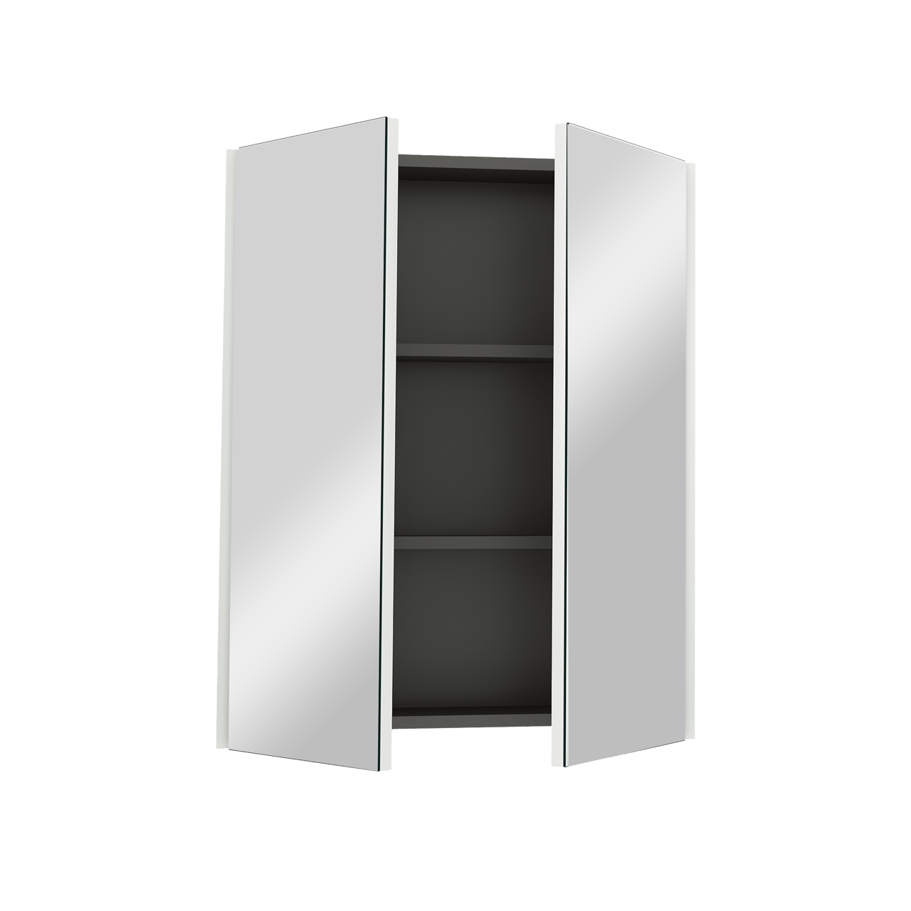 Linie Montro armoire de toilette 60 x 75 cm blanc mat