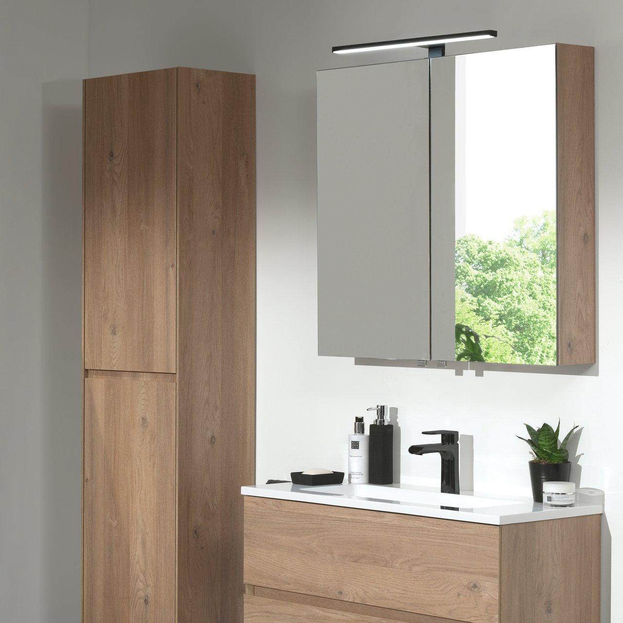 Balmani Cubico LED verlichting 50 cm zwart, 4100K