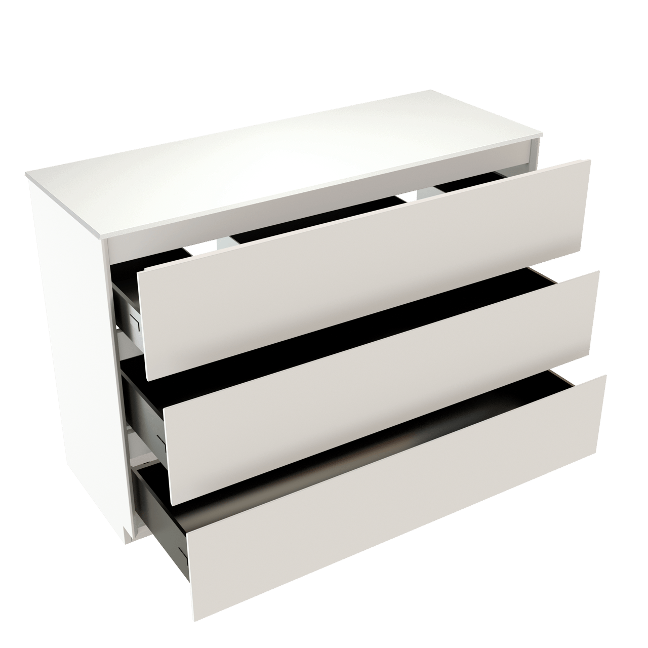 Storke Edge staand badmeubel 120 x 46 cm mat wit met Tavola enkel of dubbel wastafelblad in solid surface mat wit