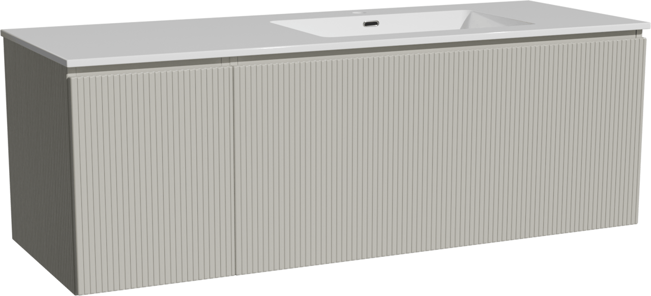 Storke Ribs meuble salle de bains avec lavabo Diva