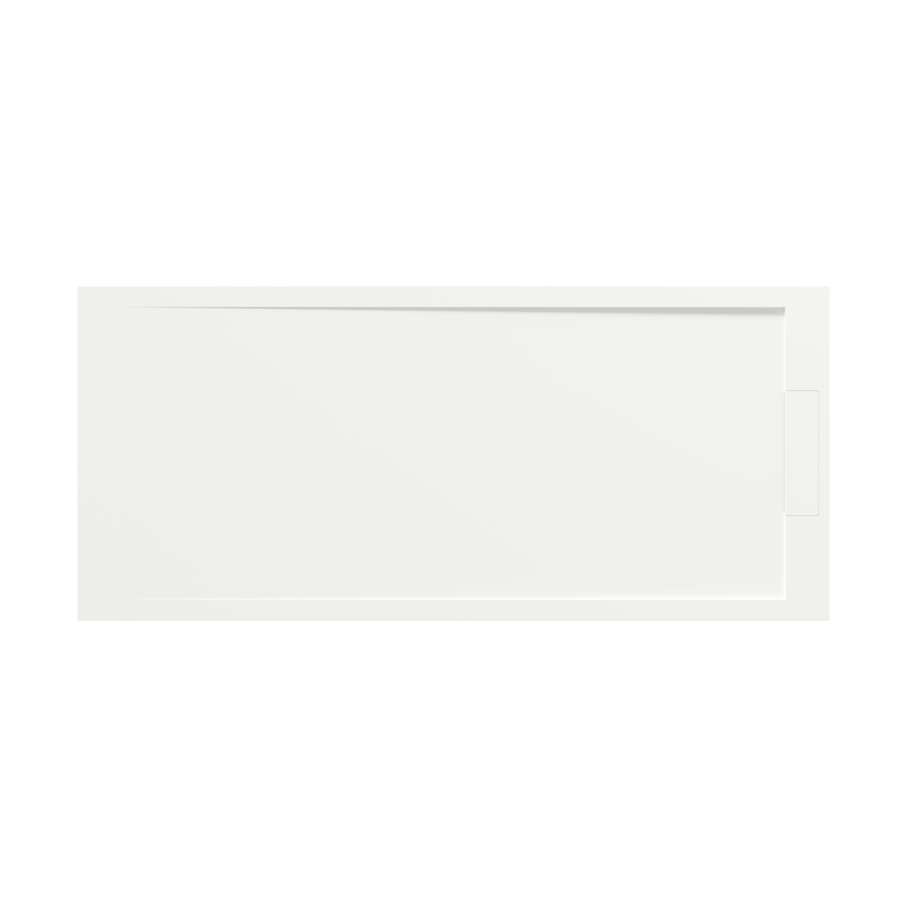 Balmani Andes receveur de douche 180 x 80 cm solid surface blanc mat