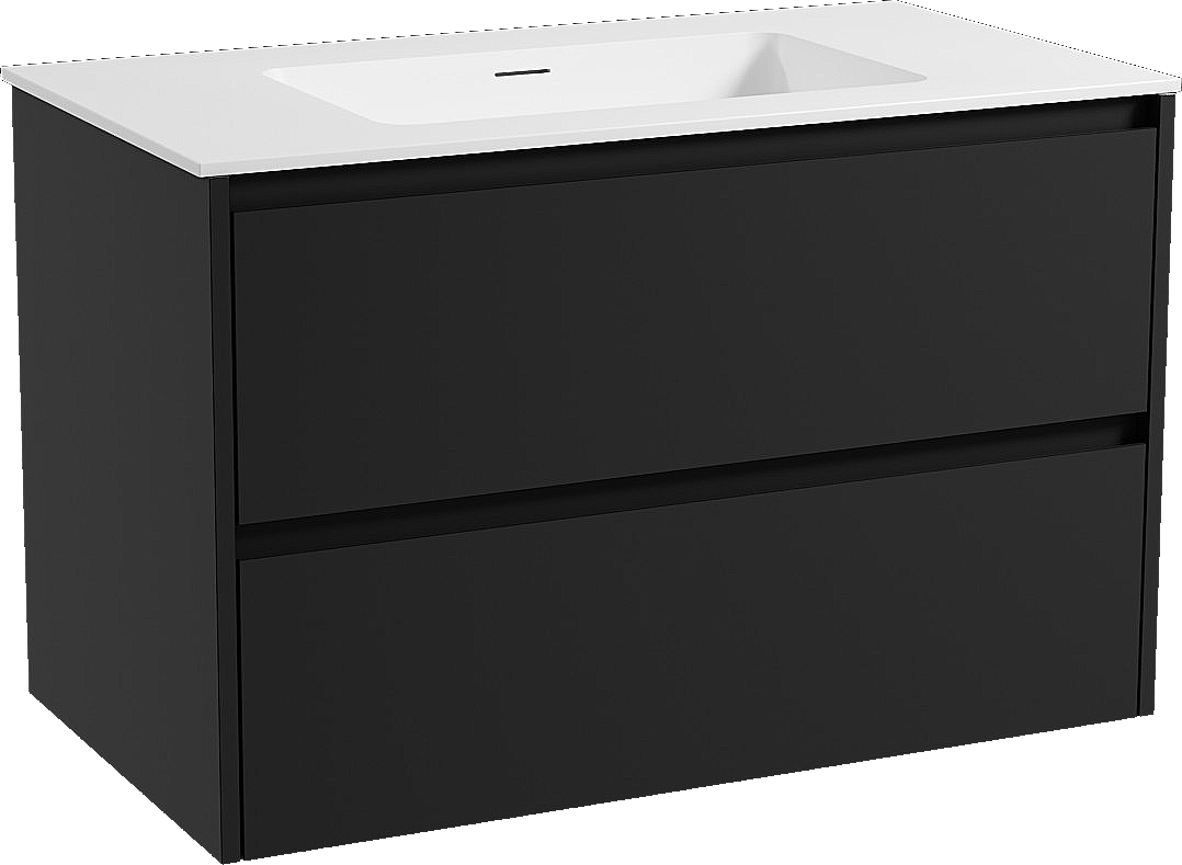 Storke Seda Badmöbel Set mit Mata Waschtisch