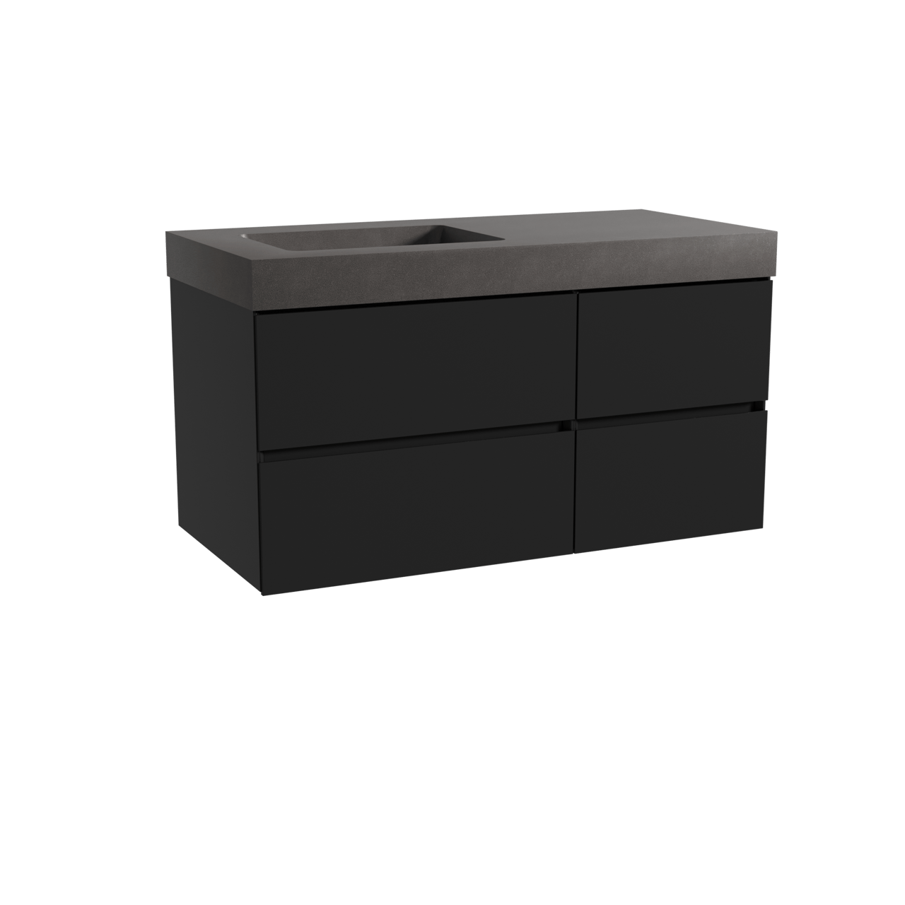 Storke Edge badkamermeubel met Scuro High wastafel