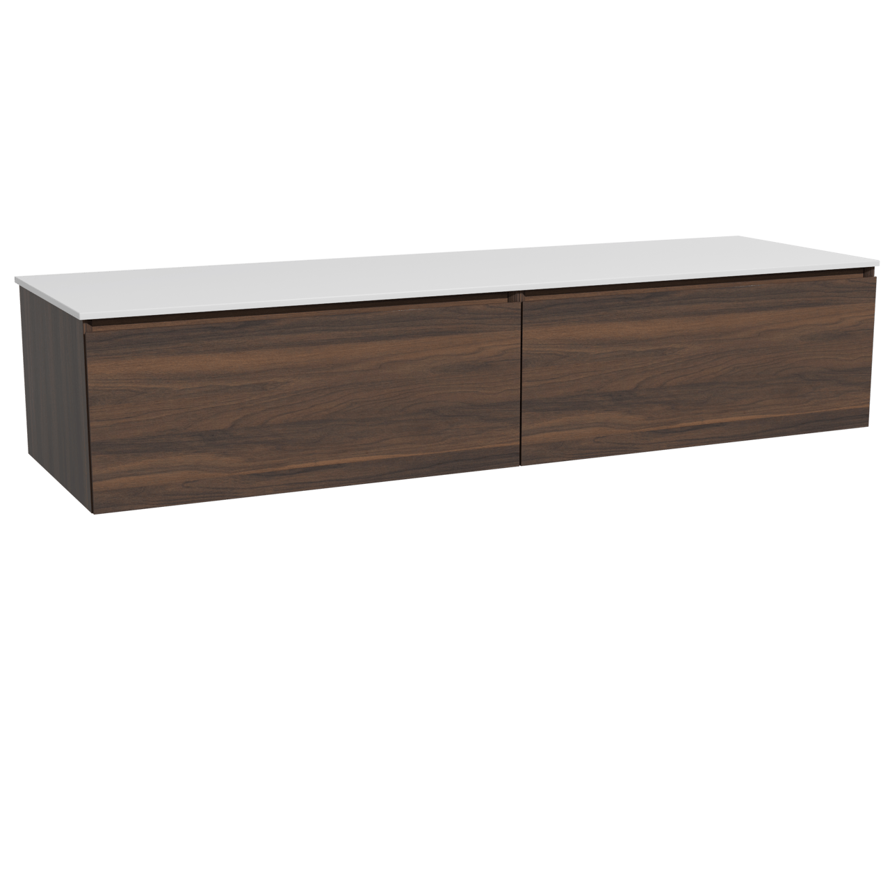 Storke Edge meuble salle de bains avec tablette pour vasques Tavola