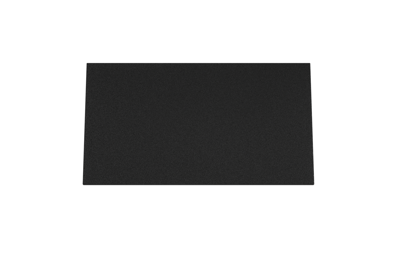 Storke Panton tablette simple mdf enduit de poudre noir mat 95 x 52 cm