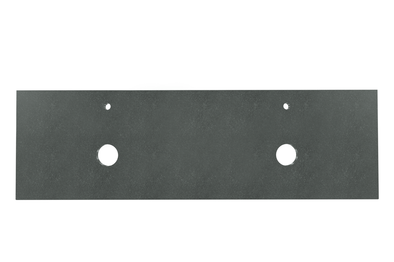 Balmani Rock Doppelwaschtischplatte, Granit poliert, 180 x 55 cm